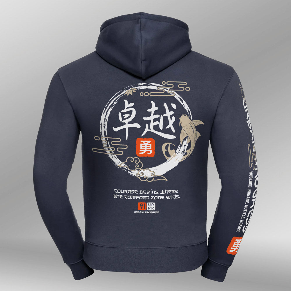 Legacy hoodie Urban Flux navy achter