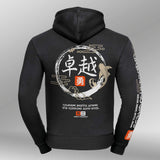 Legacy hoodie Urban Flux zwart achter