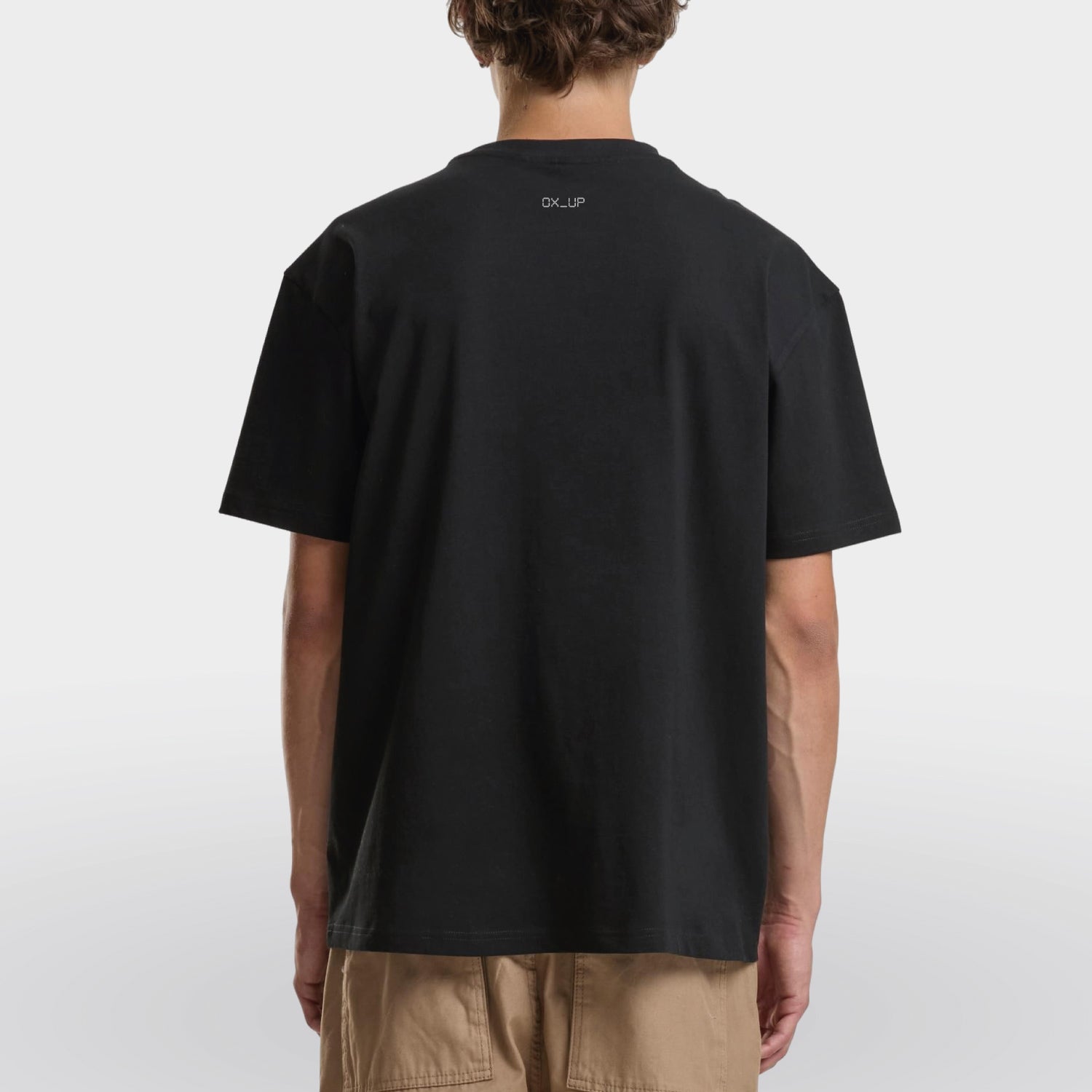 Loose t-shirt CYBER-CORE model zwart back