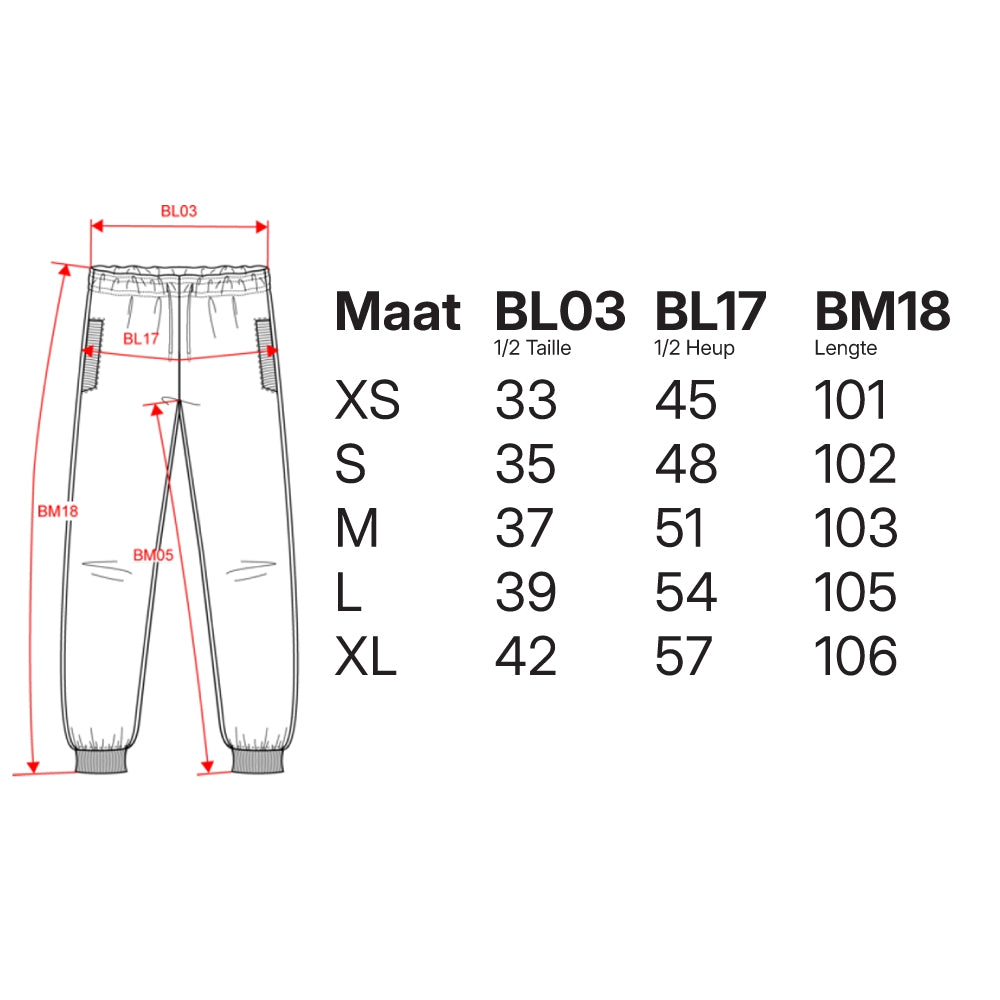 Maattabel-Pro-Court-Joggingbroek
