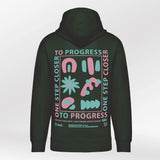 Motion Hoodie One Step Closer Bottle Green back