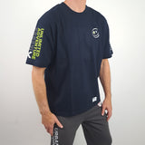Oversized T Adventure Heren Blauw