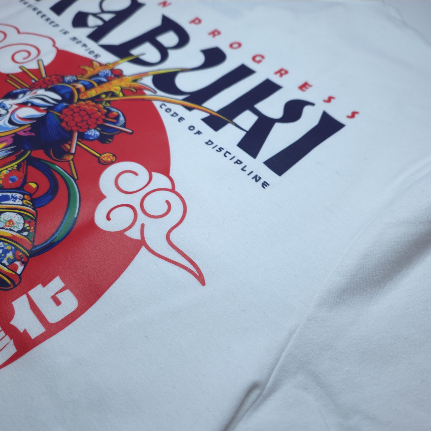 Oversized Recycled Tee KABUKI detail 1