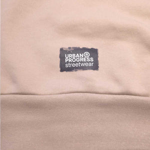 Oversized Sweater Zero Tolerance Model beige closeup label