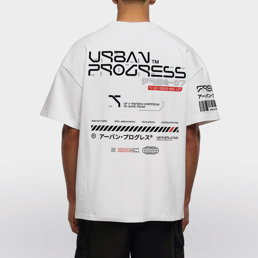 Oversized T-shirt FREQ-O7 model wit back