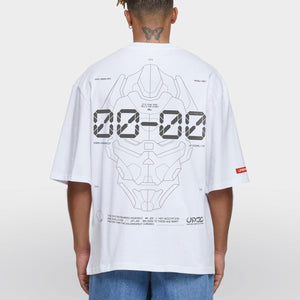 Oversized sleeve t-shirt AFTERHRS model wit back