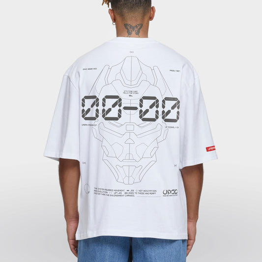 Oversized sleeve t-shirt AFTERHRS model wit back