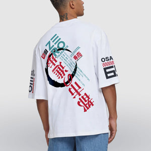 Oversized sleeve t-shirt Zero Tolerance model wit back
