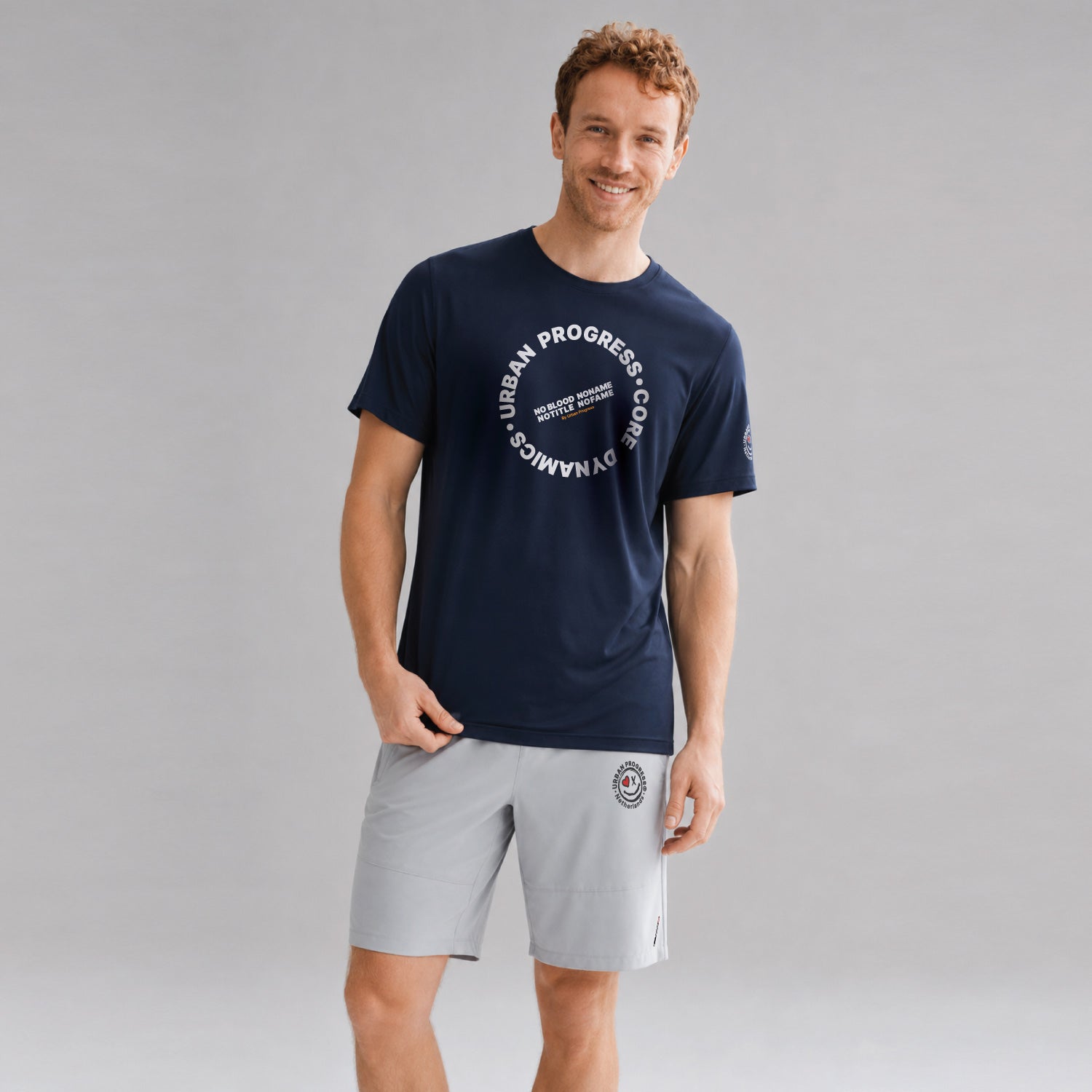 Performance-shirt-Core-Dynamics-model-navy-front-close