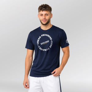 Performance-shirt-Core-Dynamics-model-navy-front 2