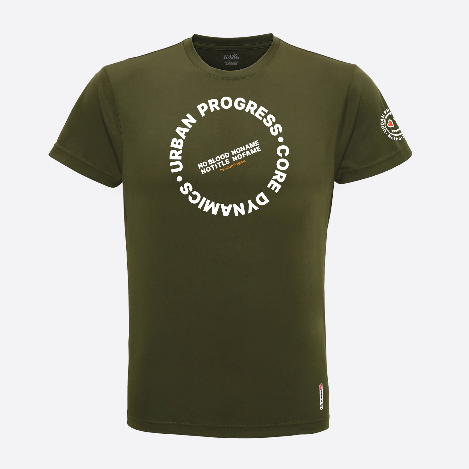 Performance-shirt-Core-Dynamics-olijf-groen-front