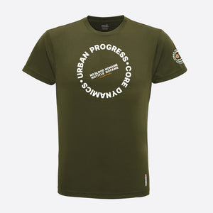 Performance-shirt-Core-Dynamics-olijf-groen-front