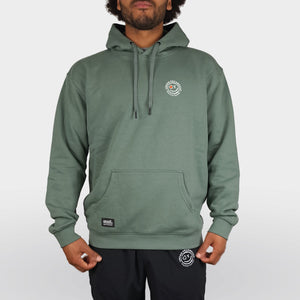 Prime Athlete Hoodie model blad groen front
