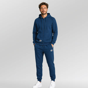Pro-Court-Sweatvest-en-joggingbroek-model-blauw-voor