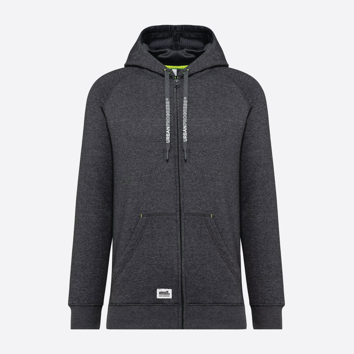 Pro-Court-padel vest met-capuchon-heather-grey-voor