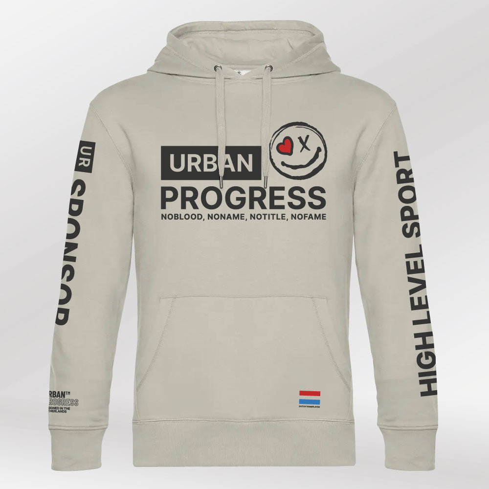 Royal Hoodie Grind Now Grey-Fog front