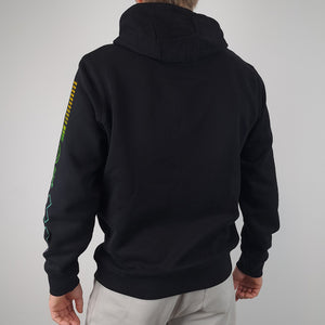 Royal Hoodie Majestic zwart achter model