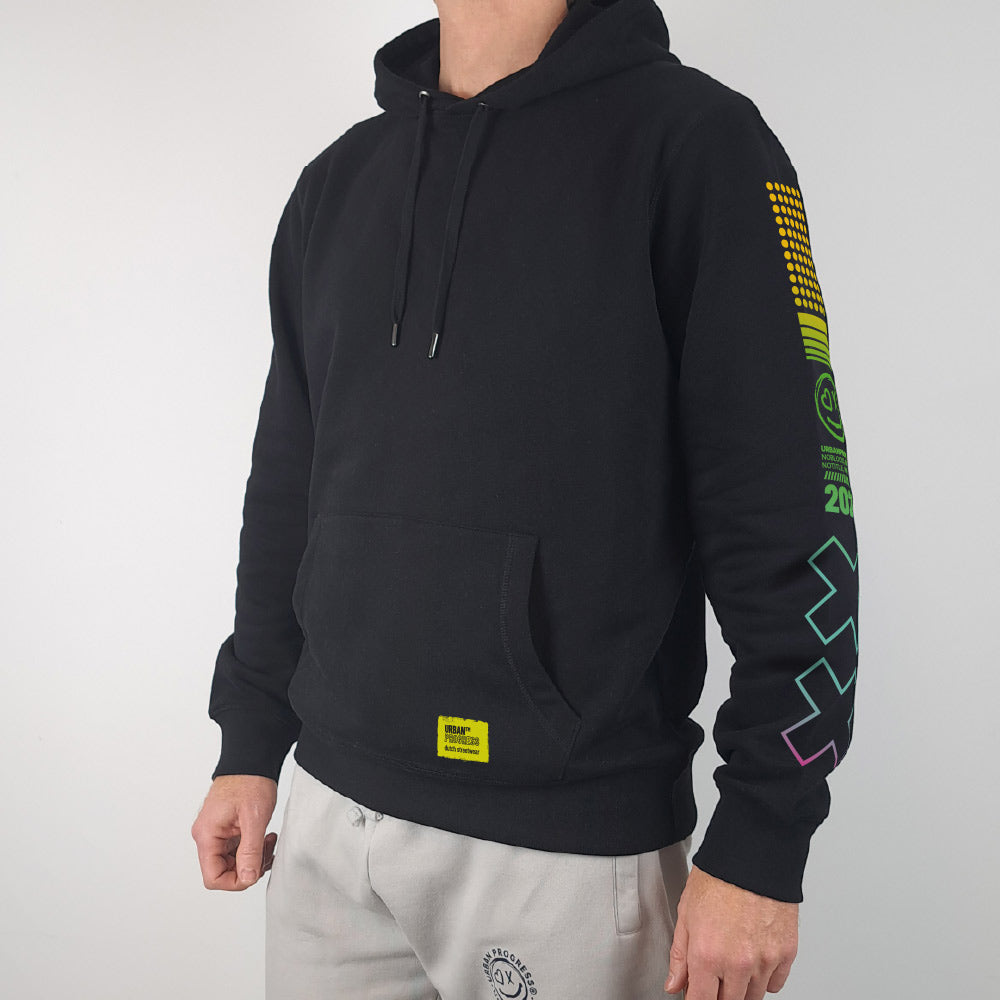 Royal Hoodie Majestic zwart front model