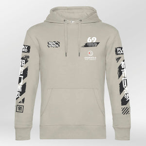 Royal Hoodie Massive grey-fog front