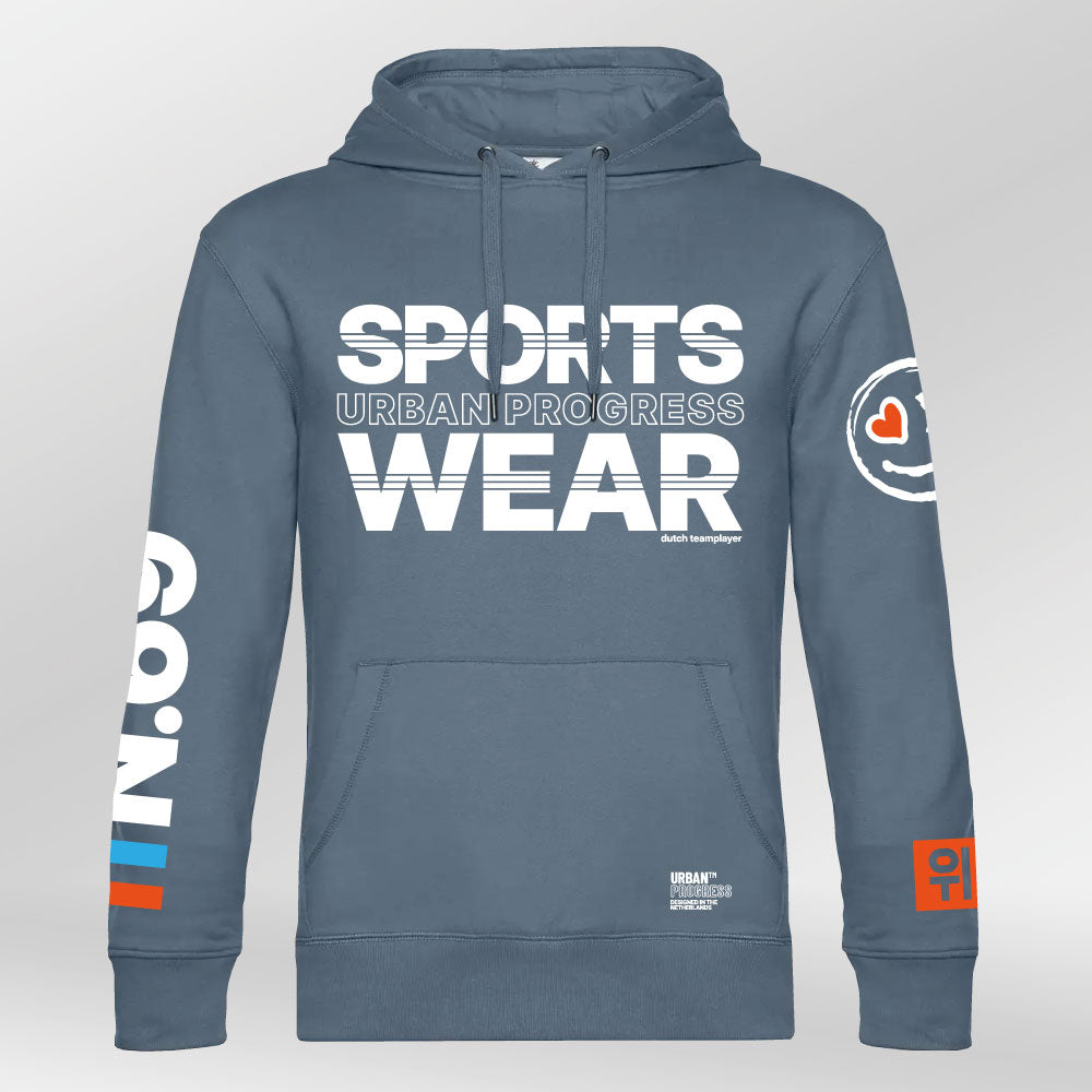 Royal Hoodie N.69 nordic-blue heren front