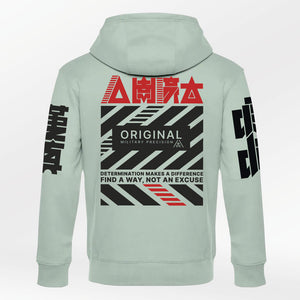 Royal Hoodie No Excuse aqua-green back