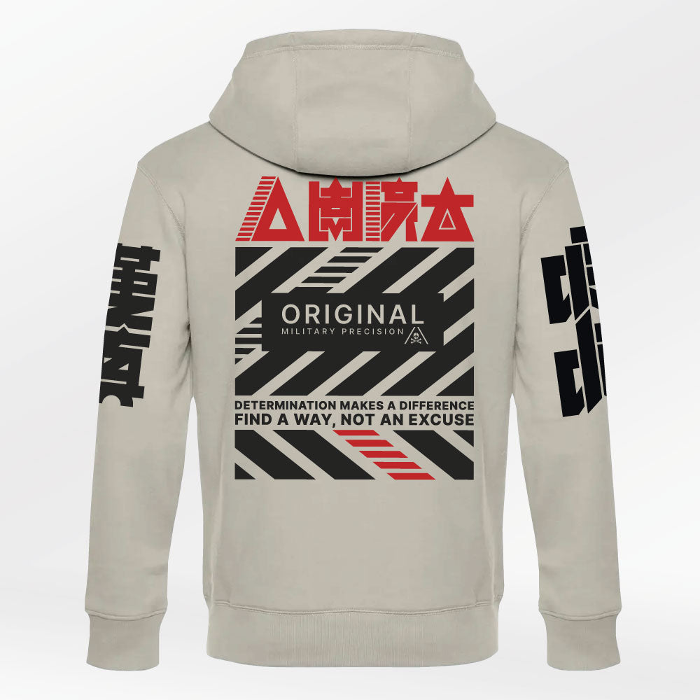 Royal Hoodie No Excuse grey-fog back