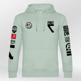 Royal Hoodie Protocol aqua-green front