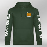 Royal Hoodie Signal bottle-green front