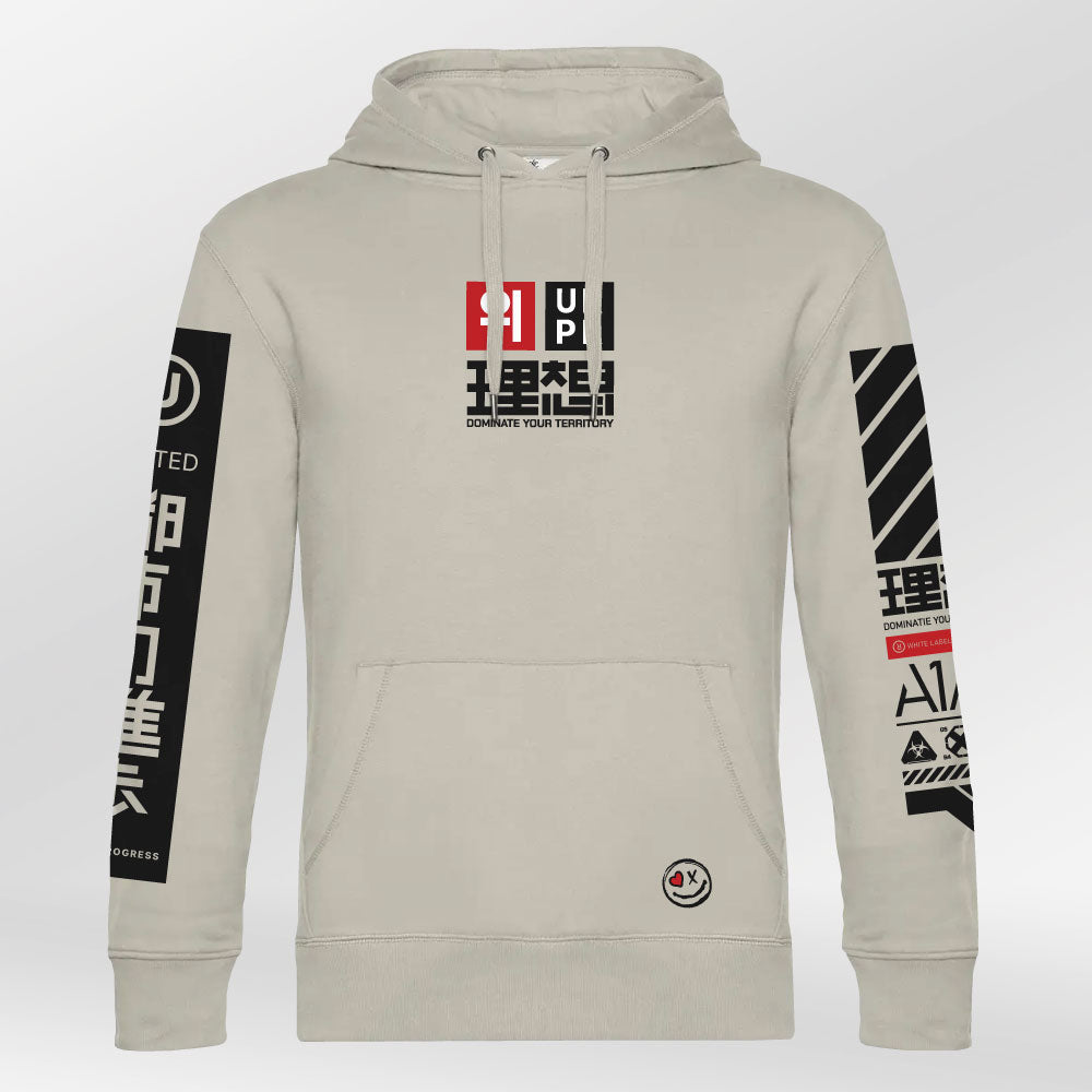 Royal Hoodie United grey-fog front