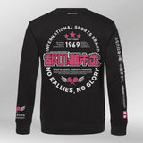Royal Sweatshirt The Challenger zwart-magenta back