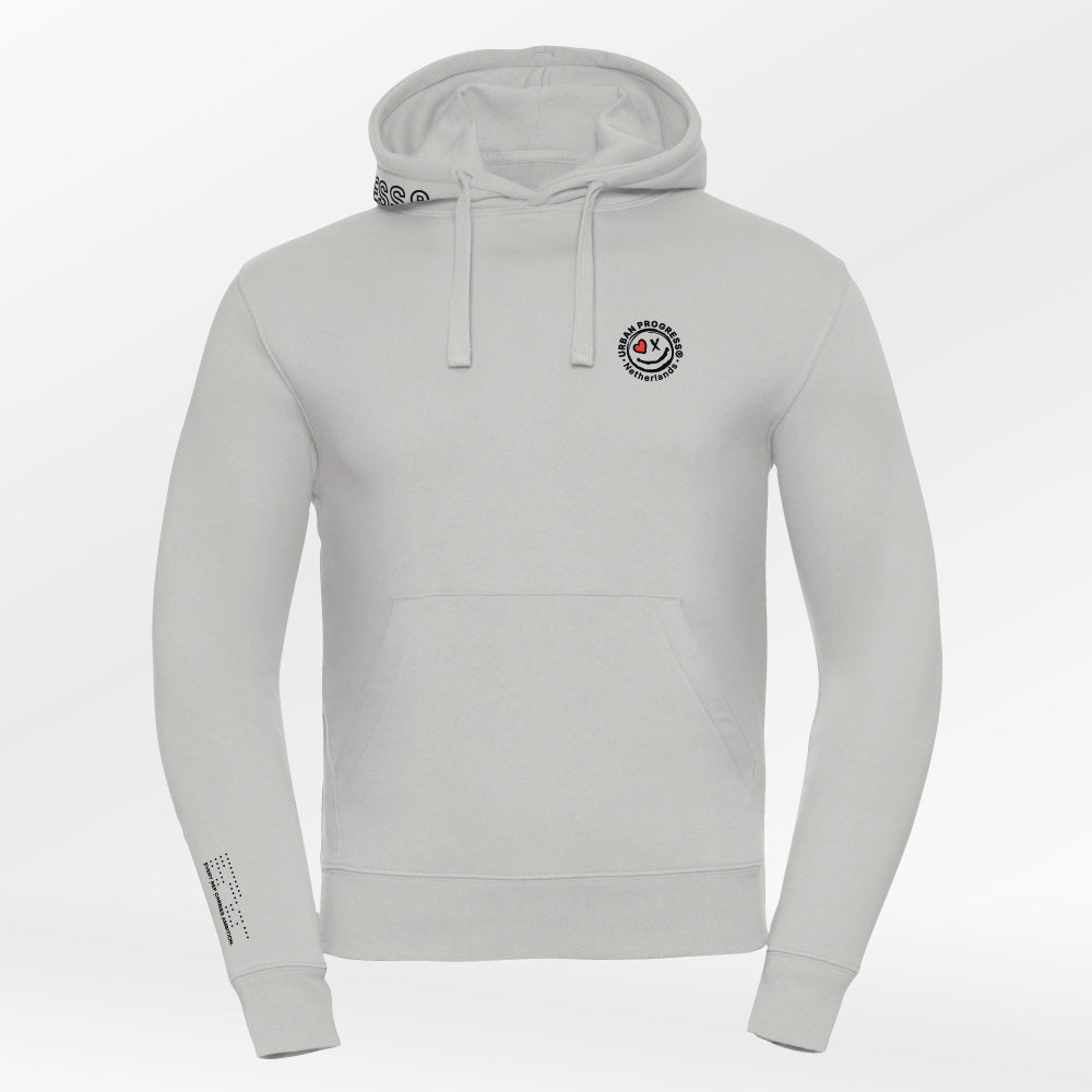 Signature Hoodie Heren beige front