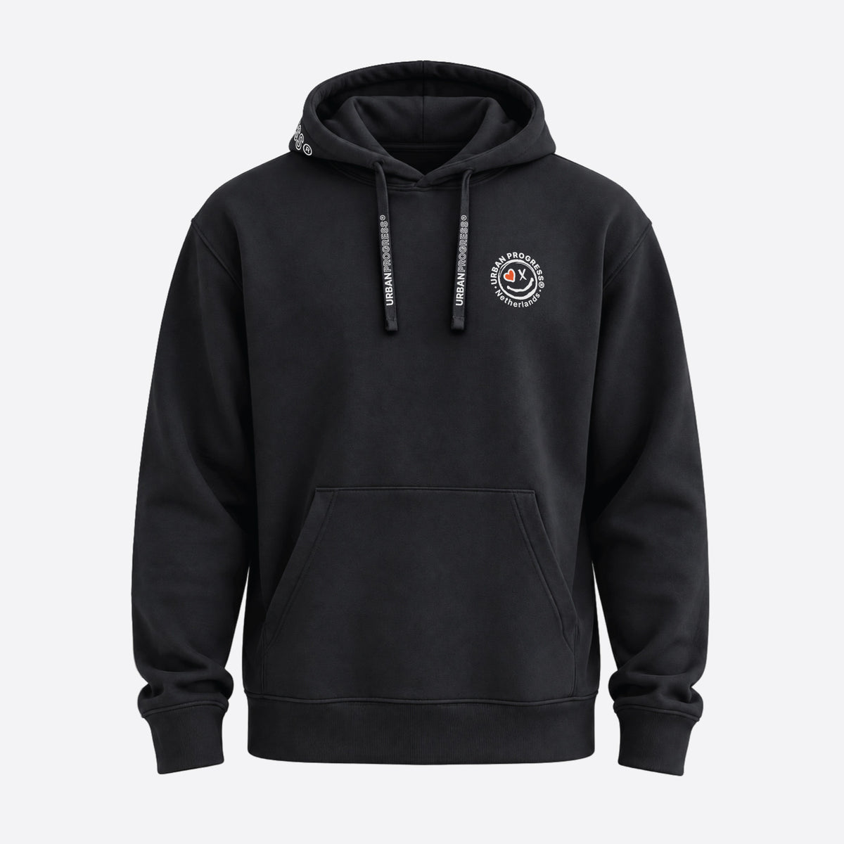 Signature Hoodie Heren beige front