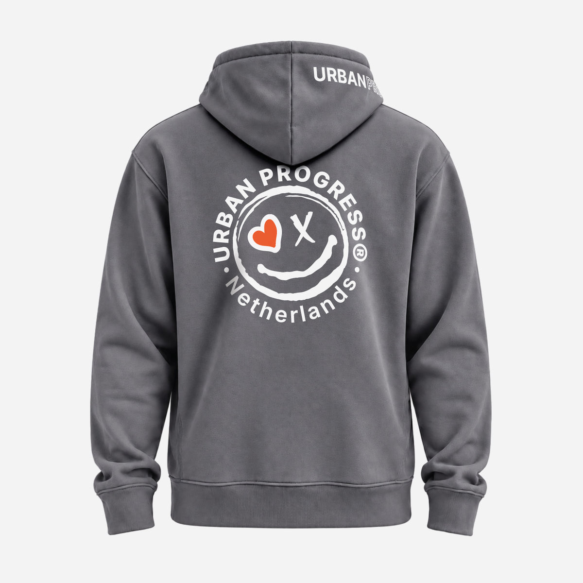 Signature Hoodie Heren grijs back
