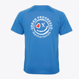 Signature Panelled T-shirt licht blauw back