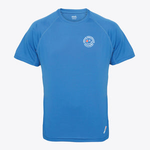 Signature Panelled T-shirt licht blauw front