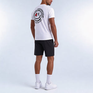 Signature Panelled T-shirt model wit back side