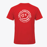 Signature Panelled T-shirt rood back