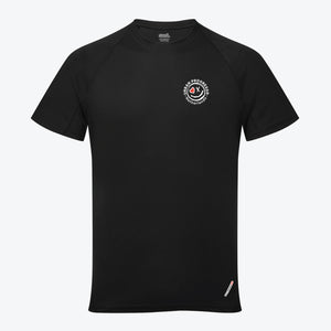 Signature Panelled T-shirt zwart front