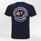 Signature T-shirt zwart blauw