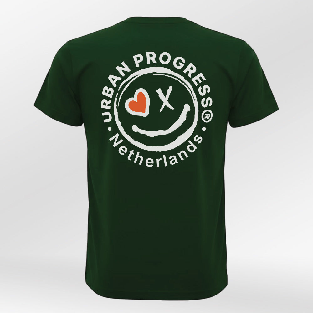 Signature T-shirt zwart groen