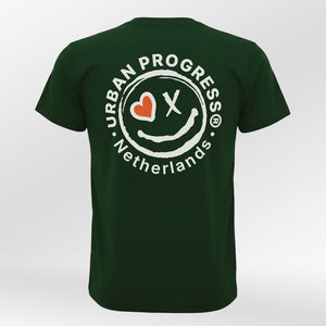 Signature T-shirt zwart groen