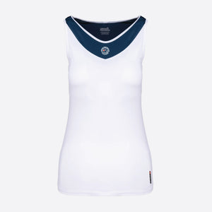 Slub-Flow-Sporttop-wit-blauw-front