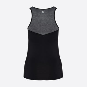 Slub-Flow-Sporttop-zwart-grijs-back