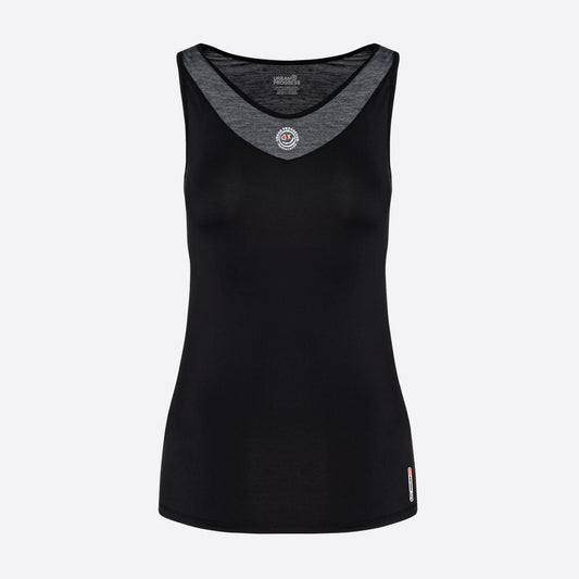 Slub-Flow-Sporttop-zwart-grijs-front