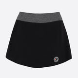 Slub-Flow-Tennis-Padel-rokje-zwart-grijs-front