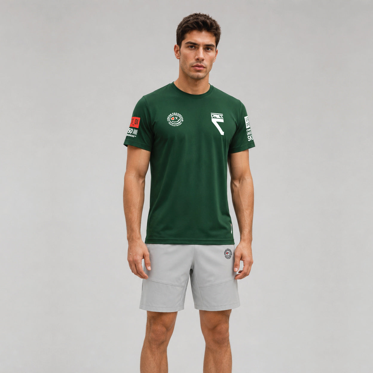 Sport-Shirt-Protocol-model-bottle-green-front