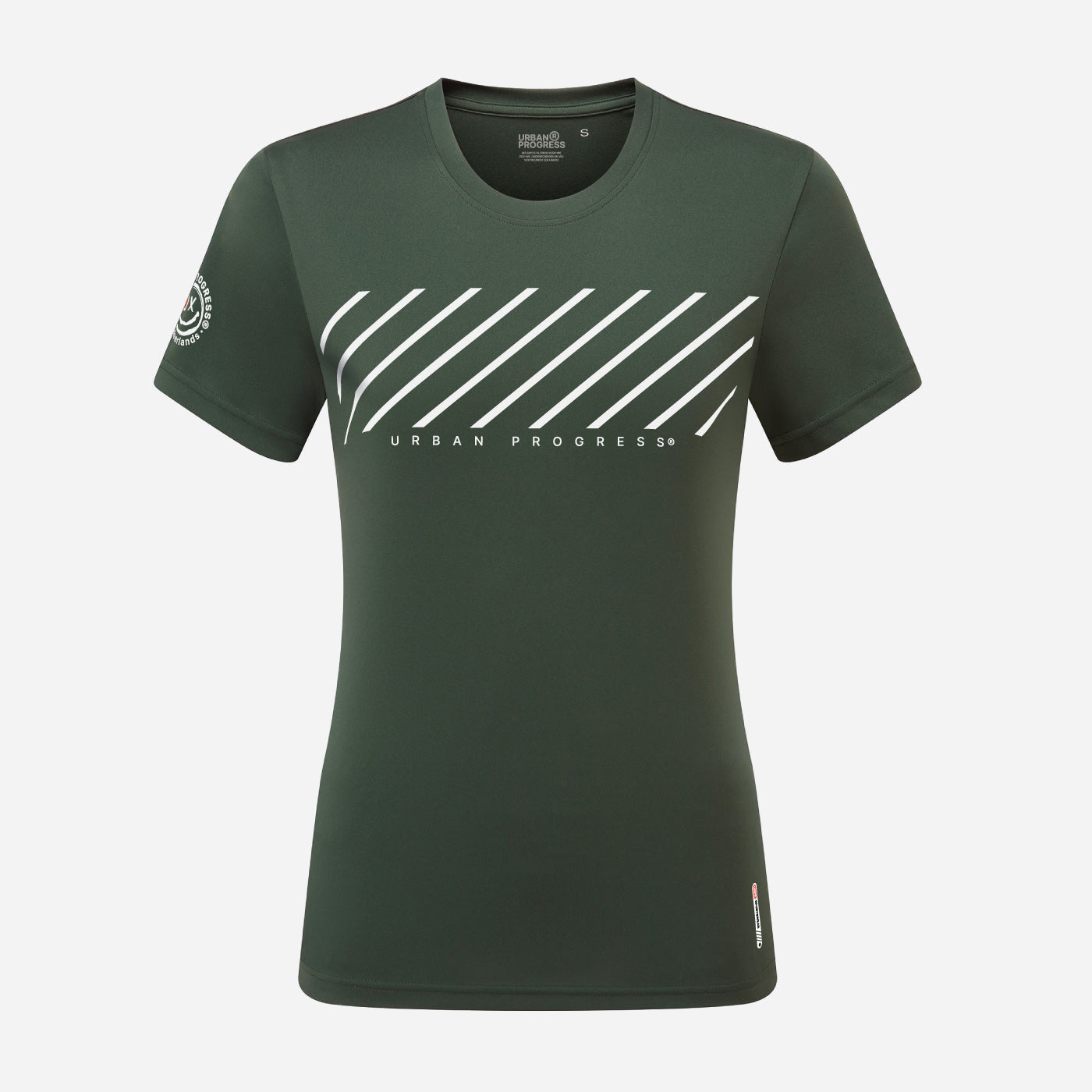 Sport-Shirt-Streamline-dames-bottle-green-front