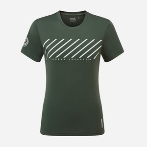 Sport-Shirt-Streamline-dames-bottle-green-front