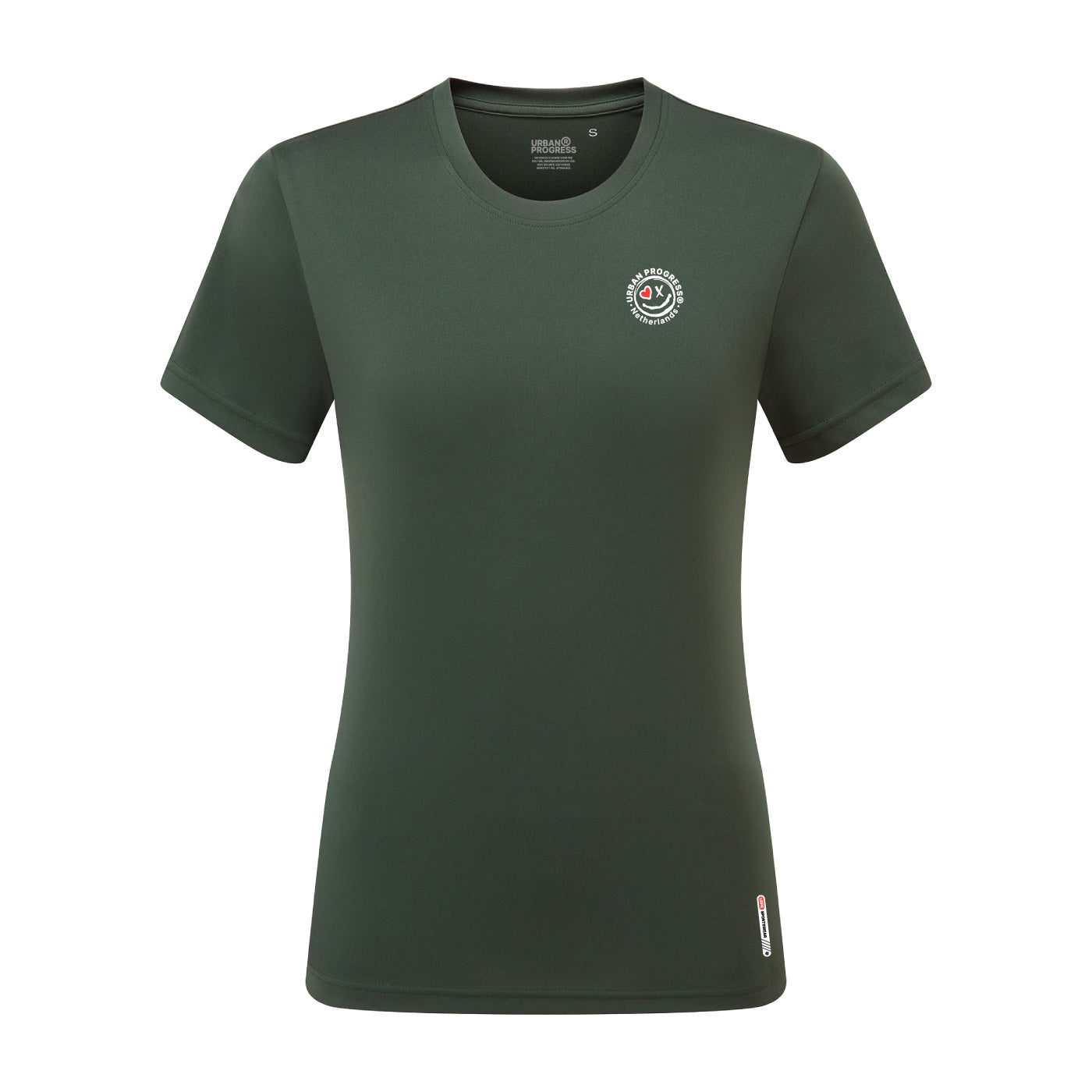 Sport-Shirt-Surge-dames-bottle-green-front
