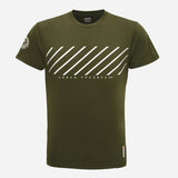 Sport Tee Streamline Olijf Groen front